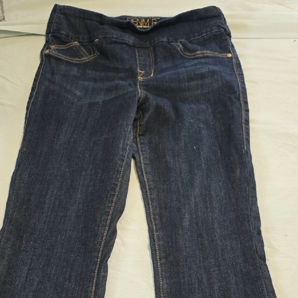Rock & Republic Blue Jeggings Elastic Waistband - Picture 3 of 7